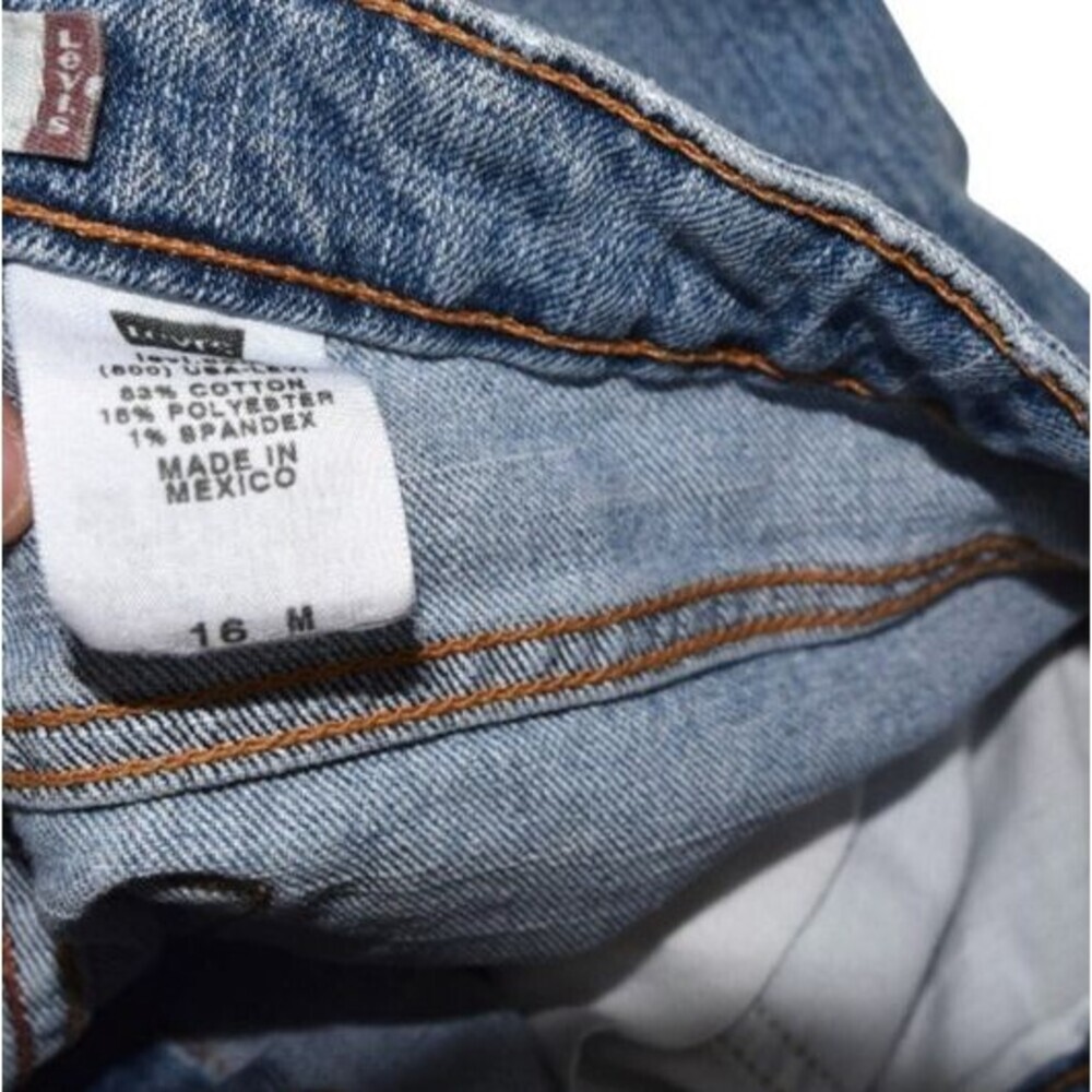 Levi’s 515 Bootcut Jeans Women’s 16M Mid Wash Blue Stretch Denim Classic Mid - Picture 9 of 11